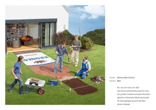 Kunde	Dortmunder Kronen
Bereich	 B2C
	Für uns, für Euch, für alle!
Das Kommunikationskonzept für eine
der großen Traditionsmarken des Ruhr-
gebietes. Klassische Werbung sowohl
für Szenegänger als auch den Bier-
kenner zuhause.
 