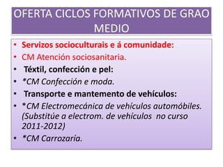 A FORMACIÓN PROFESIONAL