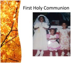 First Holy Communion