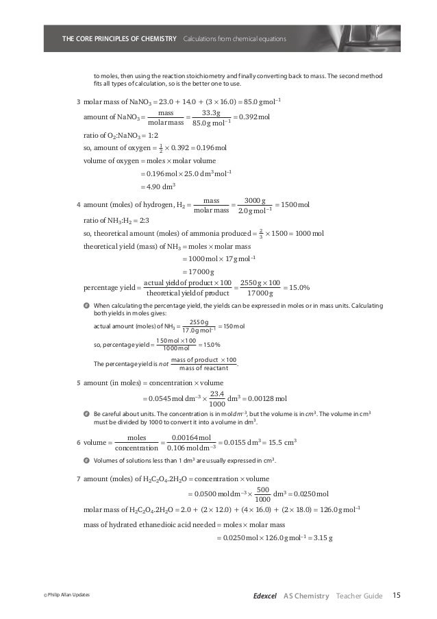 Edexcel As Chemistry Tag 2nd Ed Book Answers And Teachers