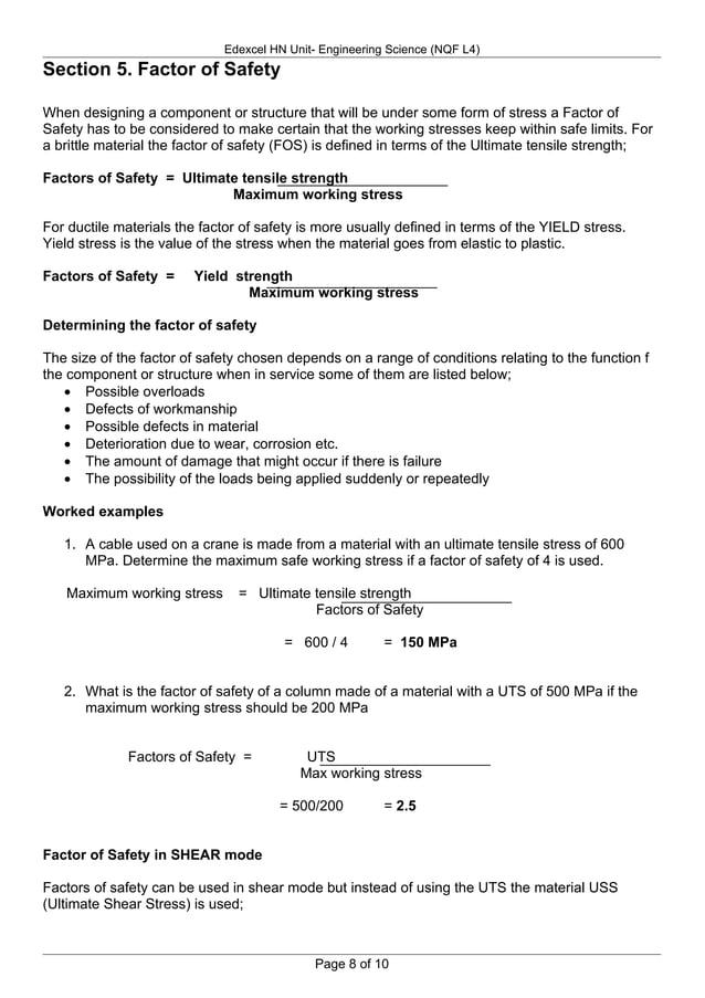 Edexcel HND Unit Engineering Science Nqf L4 DOC edexcel-hnd-unit-engineering-science-nqf-l4-doc