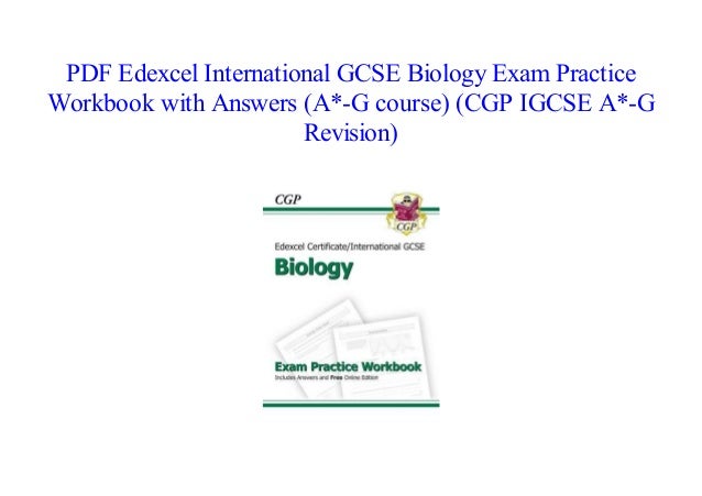 Pdf Edexcel International Gcse Biology Exam Practice Workbook With Pdf Edexcel International Gcse Biology Exam Practice Workbook With