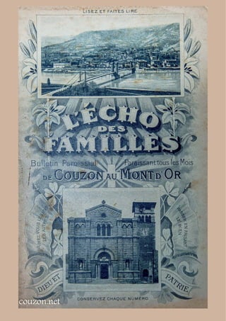 L'écho des Familles - mai1910 - Couzon au mont d'or