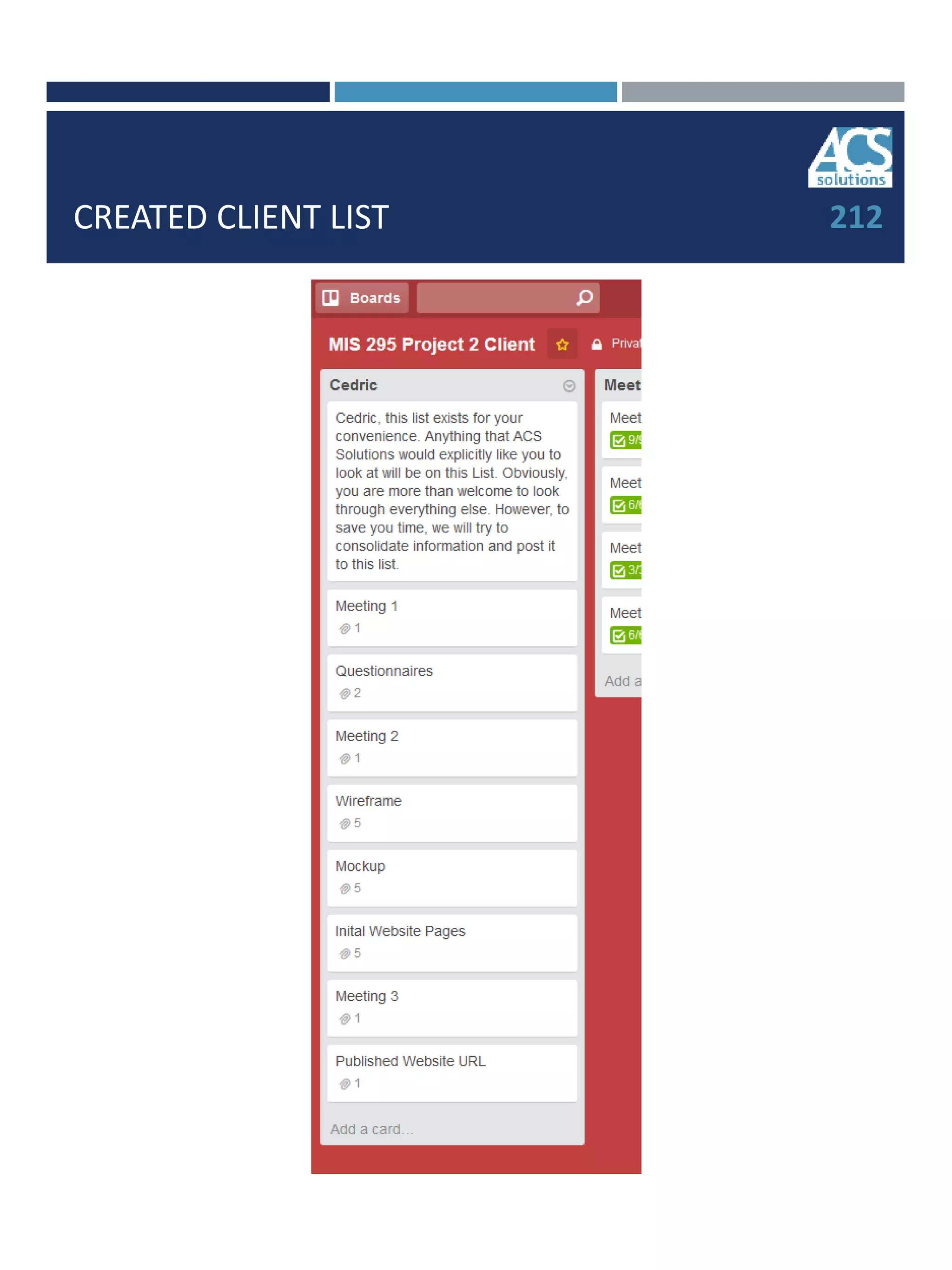 CREATED CLIENT LIST 212
 