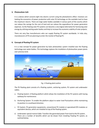 1. Paper on Floating Solar Photovoltaic System An Emerging Technology | PDF