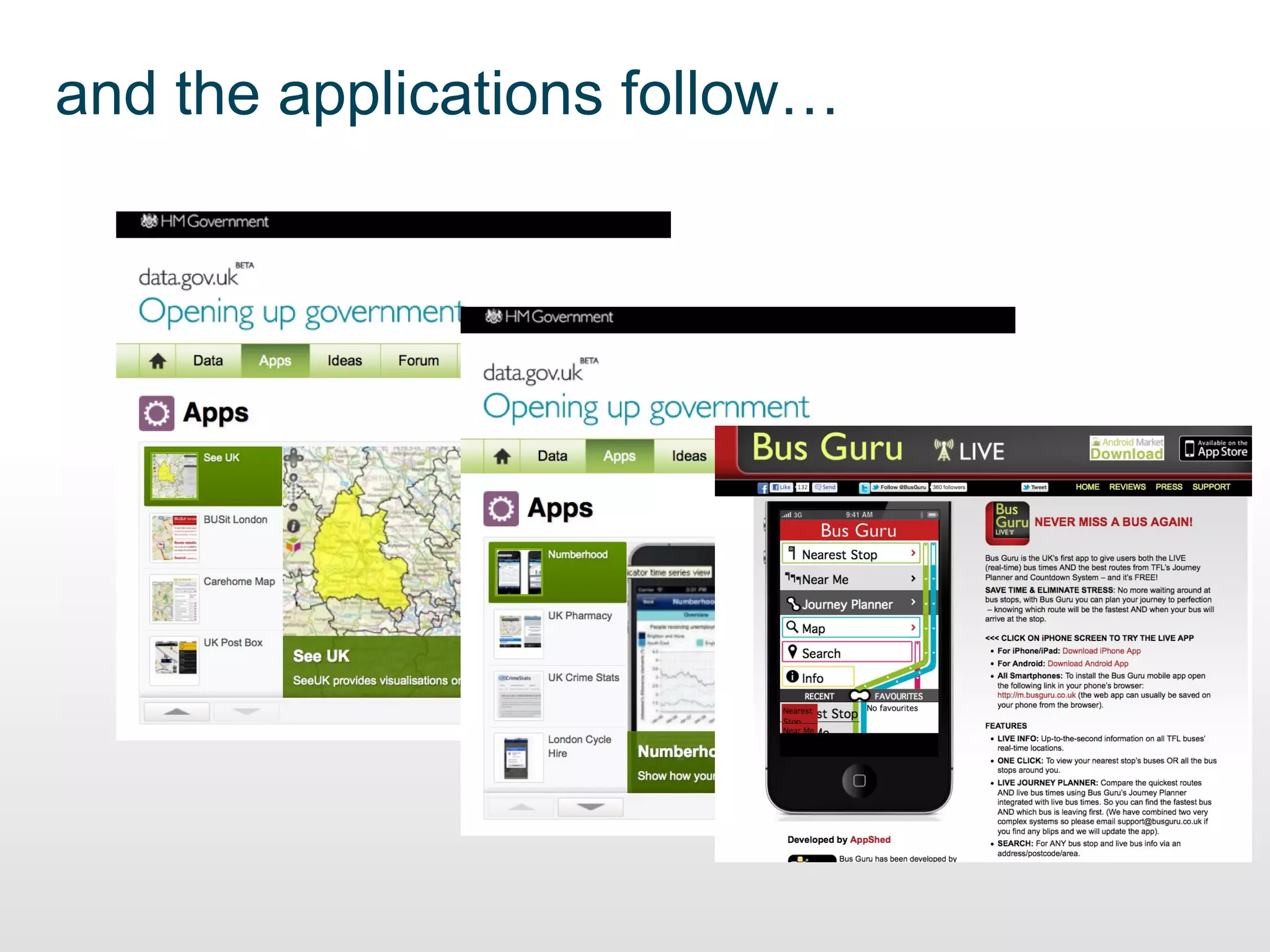 and the applications follow…
 