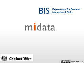 midata

         Nigel Shadbolt
 