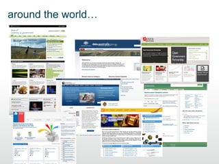 around the world…
 