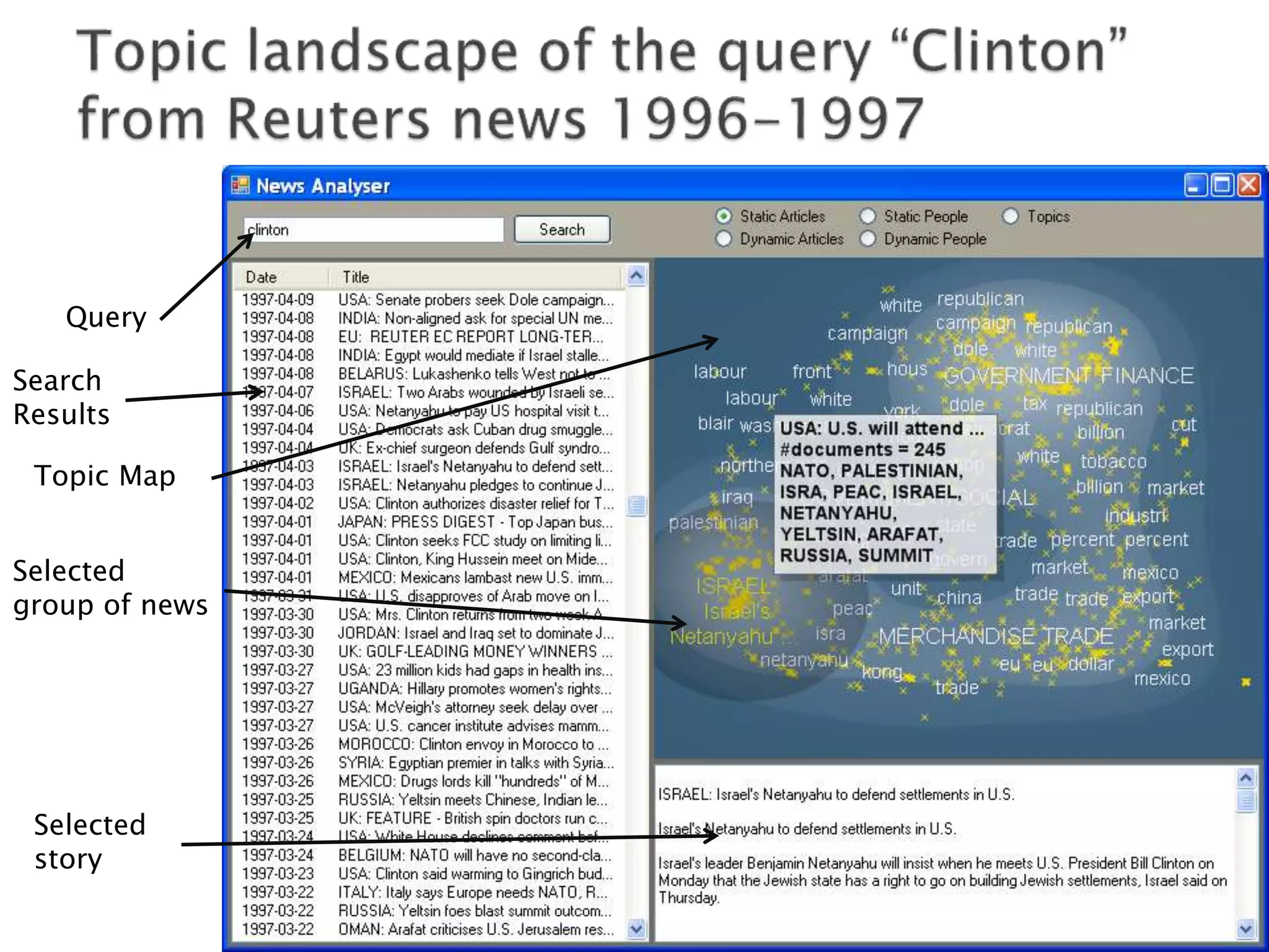Query

Search
Results

 Topic Map


Selected
group of news




 Selected
 story
 