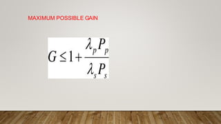 MAXIMUM POSSIBLE GAIN
 