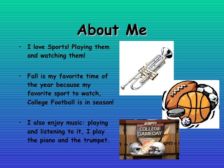 Assignment about me