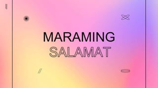 MARAMING
-2022
 