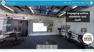 The HIVE
Engaging online
students and
staff
 