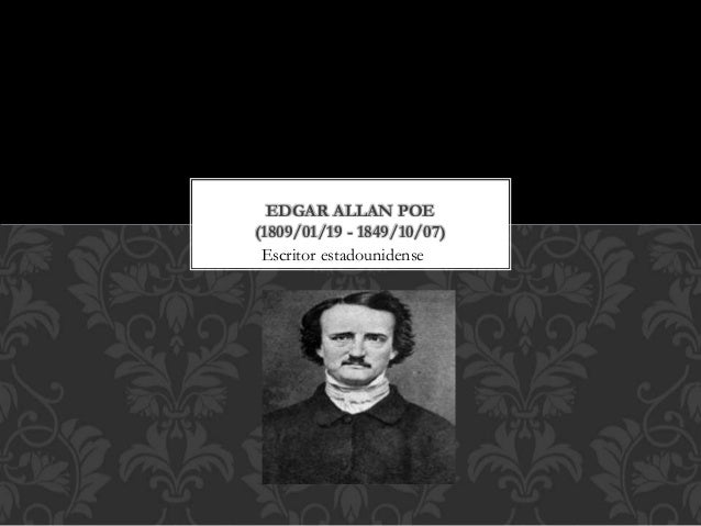 Biografia y obras Edgar allan poe
