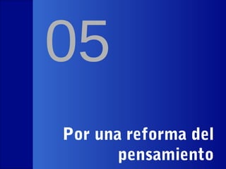 05
Por una reforma del
pensamiento

23 de octubre de 2013

Edgar Morin, Pensamiento Complejo y Educación

Lic. Rubén J. Rodríguez y Dr. Leonardo G. Rodríguez Zona

40

 