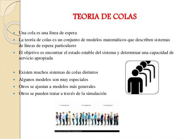 teoría de colas o fenómenos de espera