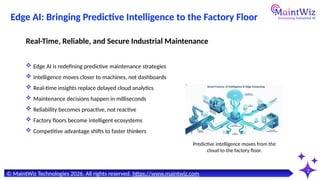 Edge AI on the Factory Floor: Predictive Maintenance with Real-Time ...