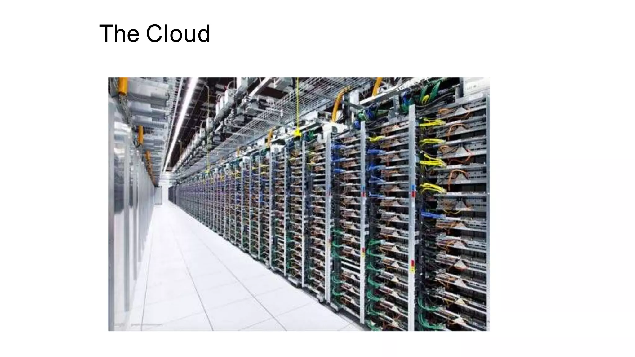 #GHC18
The Cloud
 