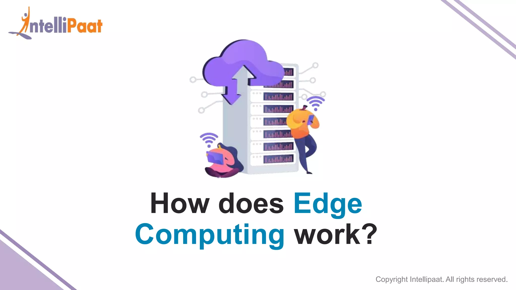 Copyright Intellipaat. All rights reserved. How does Edge Computing work? 