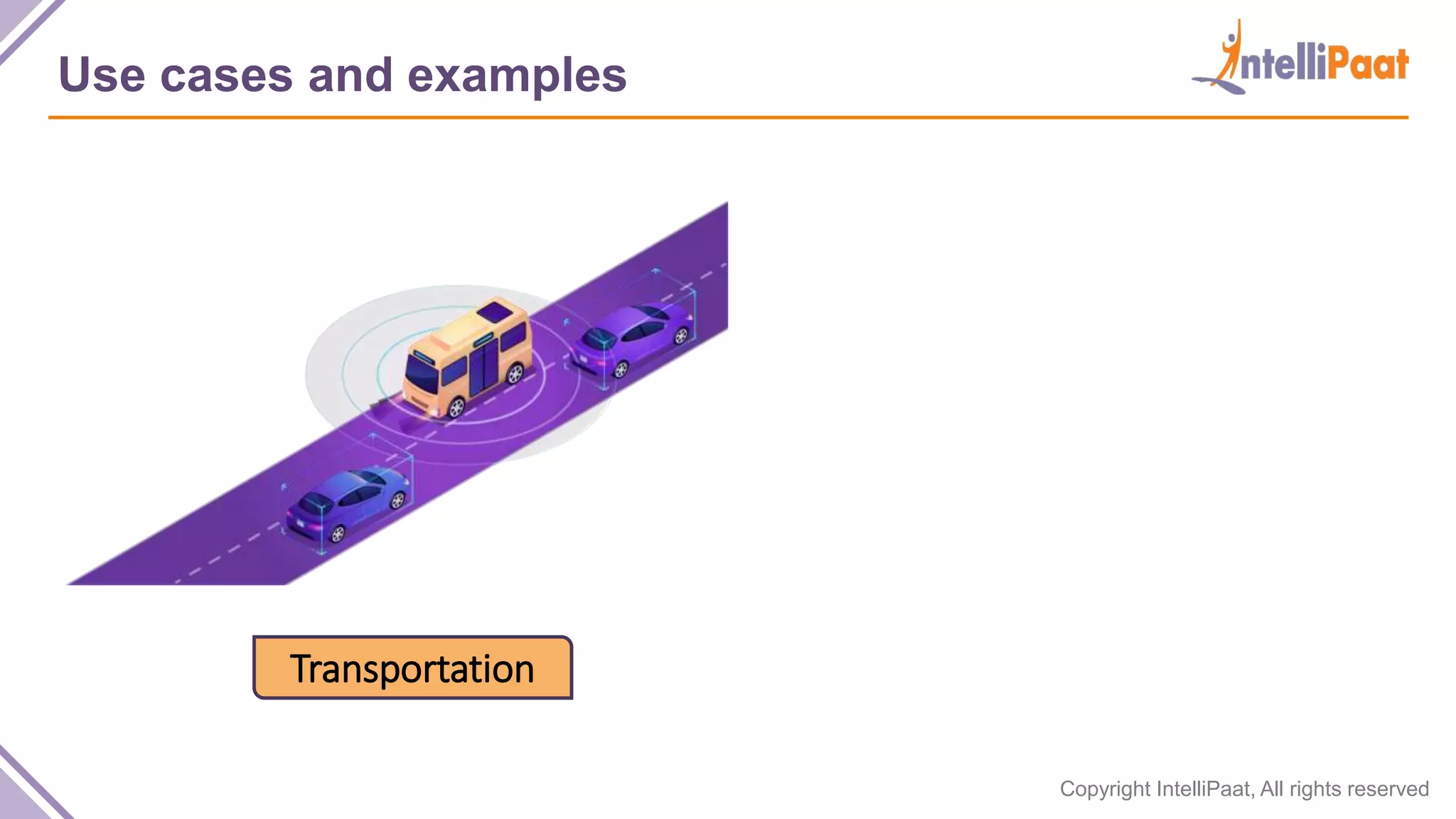 Copyright IntelliPaat, All rights reserved Use cases and examples Transportation 