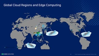 Clo ud Co mputi ng a nd E dge Co mputi ng, Fri end o r Fo e?39/
Global Cloud Regions and Edge Computing
 