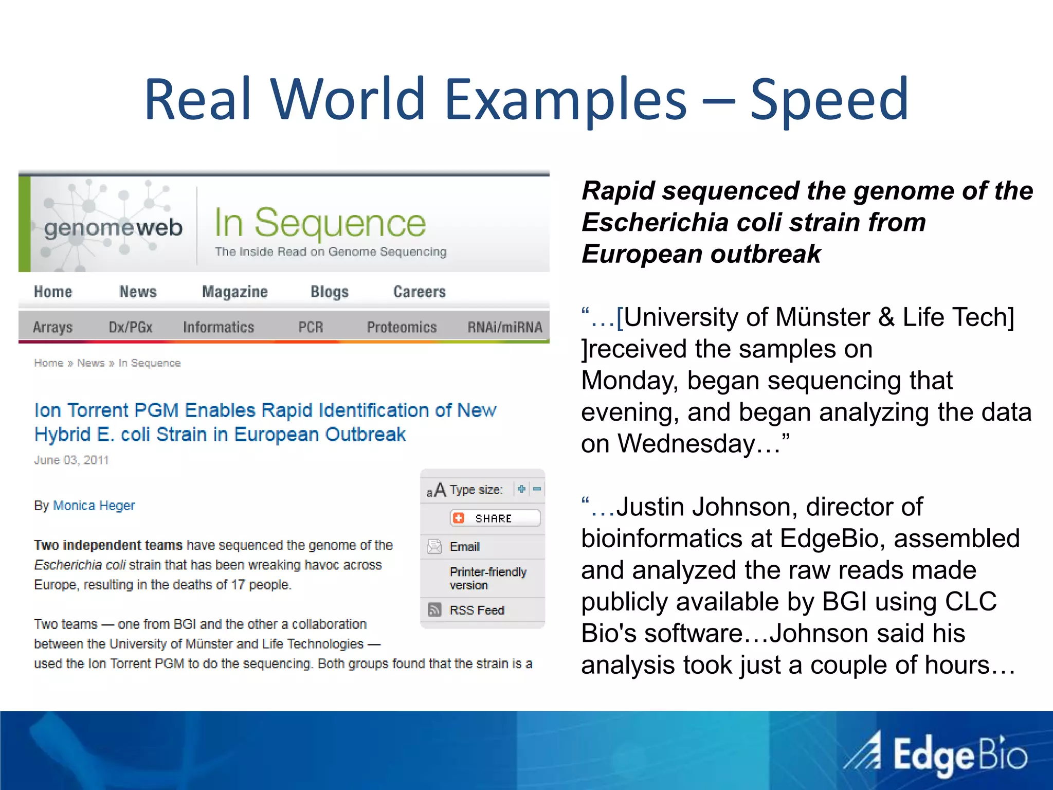 Filtering techniques based on YOUR data.