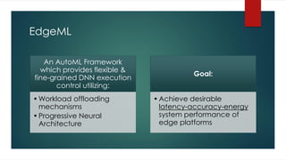 EdgeML: AutoML Framework for Real-Time Adaptive Deep Learning on Edge ...