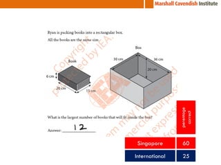 perentage
correct

Singapore

60

International

25

 