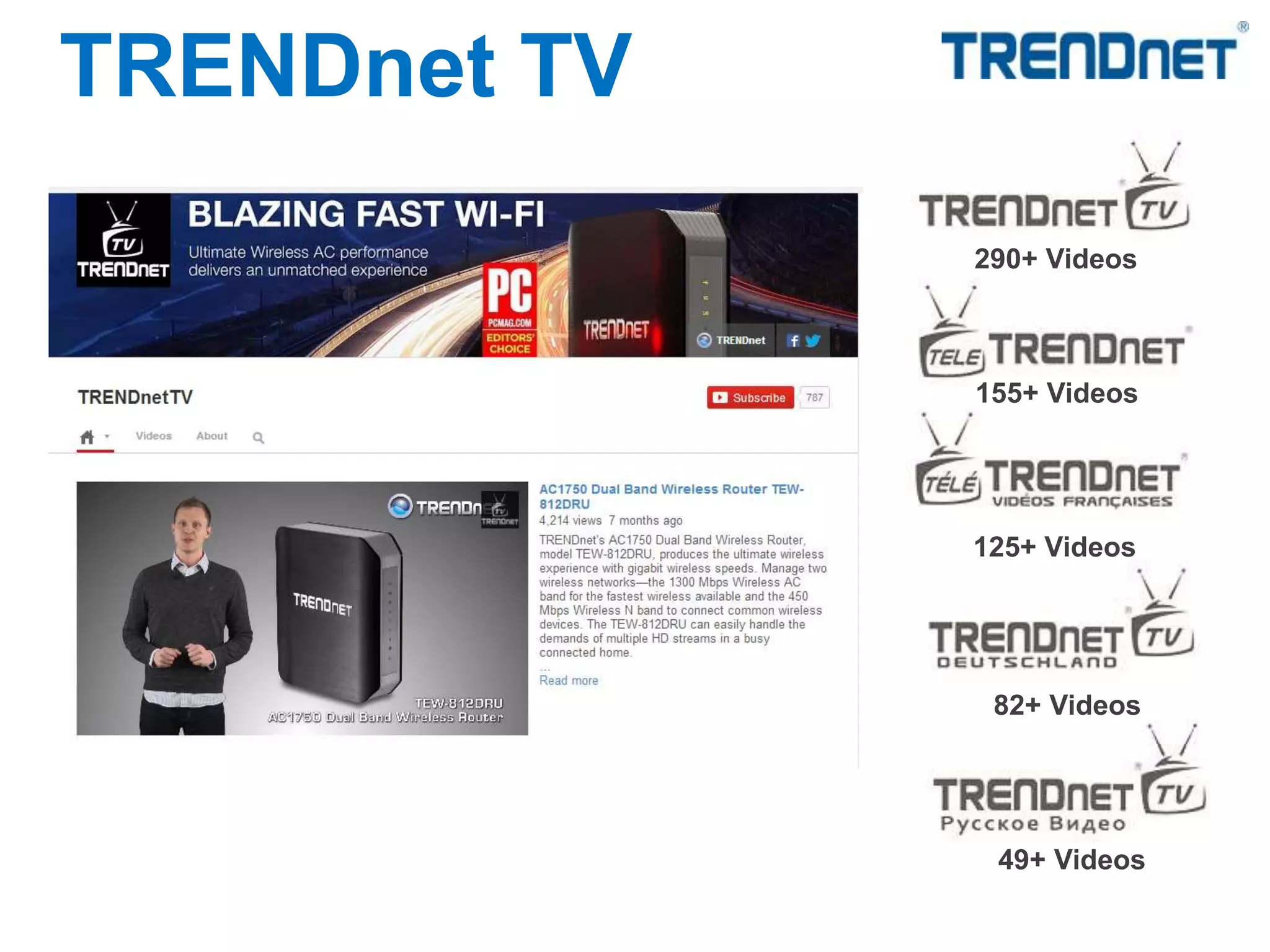 TRENDnet TV
125+ Videos
82+ Videos
49+ Videos
155+ Videos
290+ Videos
 