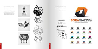 Logo concepts for the wine promo-                      Logo design together with concept
           tion campaign mentioned earlier.                    sketches and variants supplied to the
           I like to sketch my ideas whenever                  client before choosing the final colour
              i can before taking them to the                                 scheme and transition.
          computer, though at times playing
          around with elements on screen of-
           fers a certain flexibility which is not
           always achievable by hand, i feel.
EDGE 10




                                                     EDGE 11
 