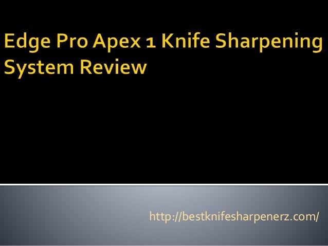 edge pro knife sharpener