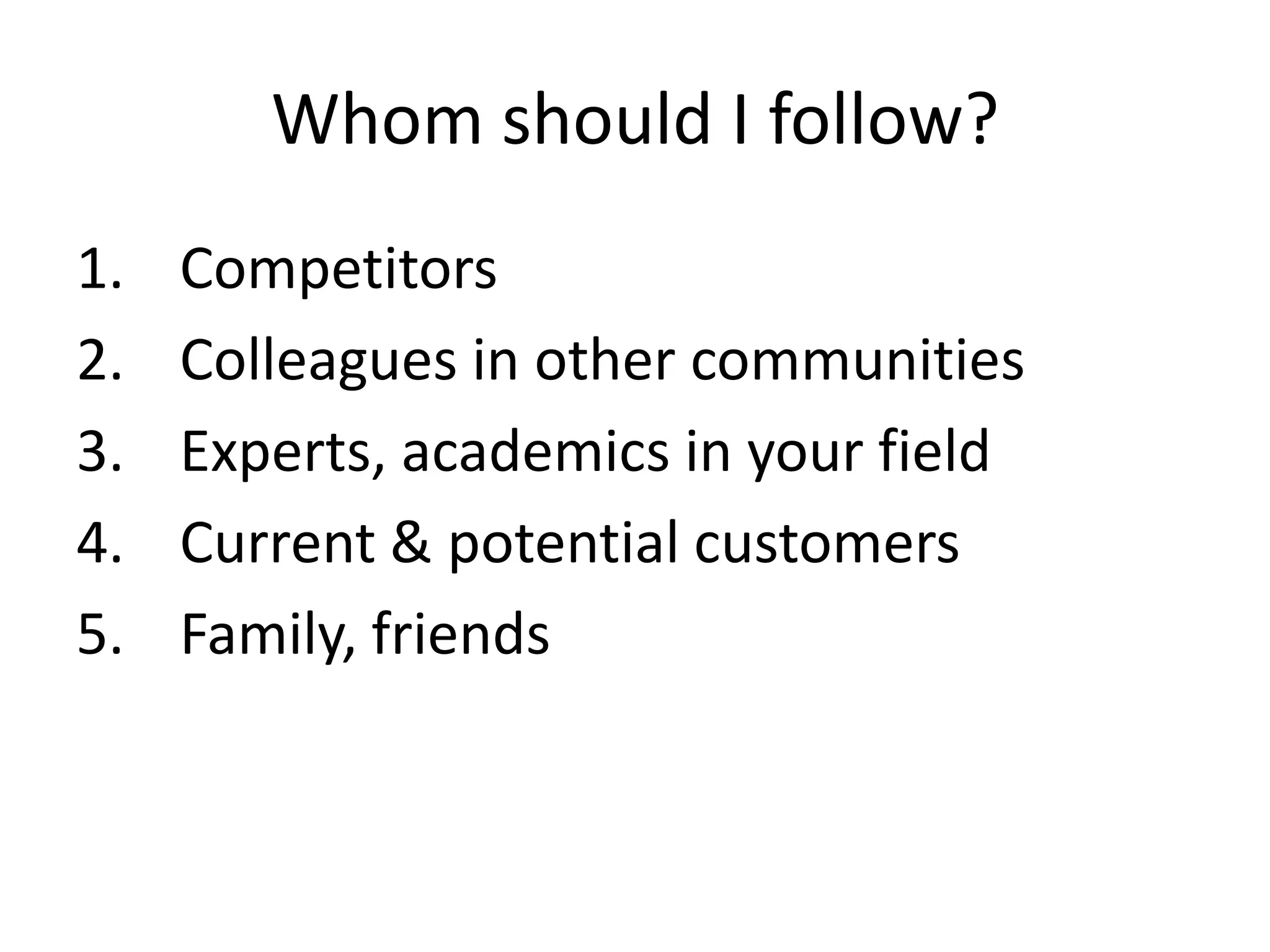 Twitter Presentation for Edge Business Magazine