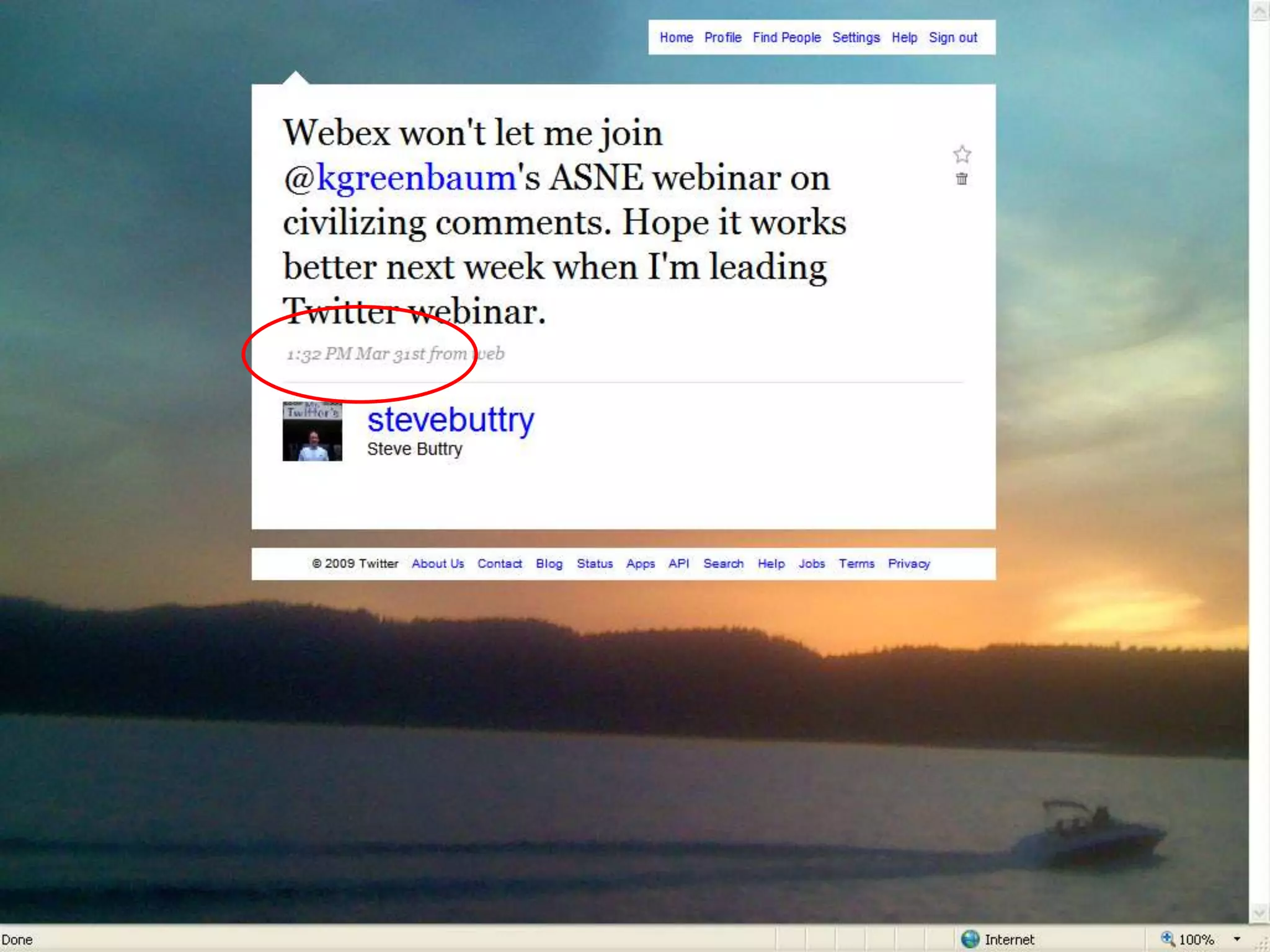 Twitter Presentation for Edge Business Magazine