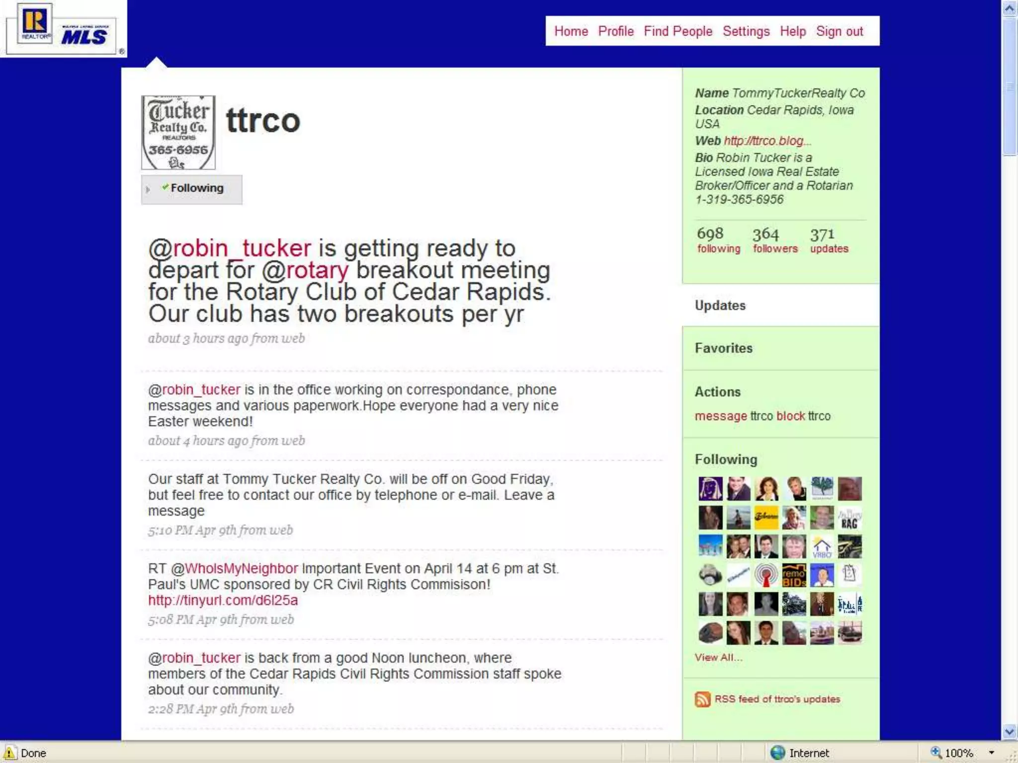 Twitter Presentation for Edge Business Magazine