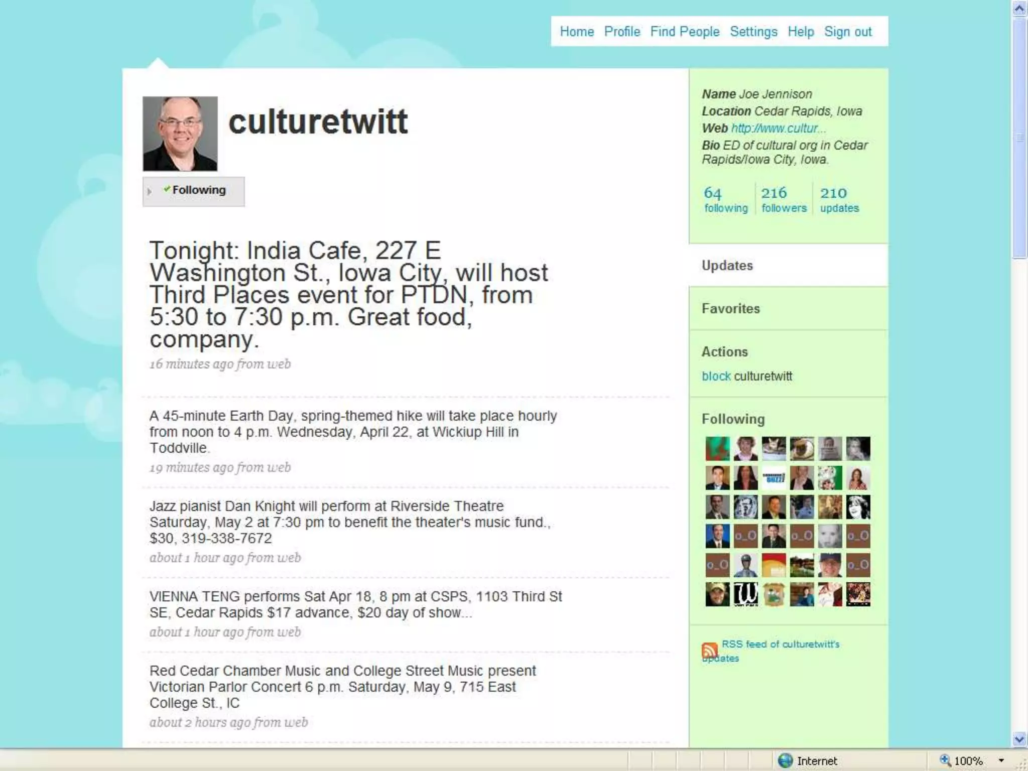 Twitter Presentation for Edge Business Magazine