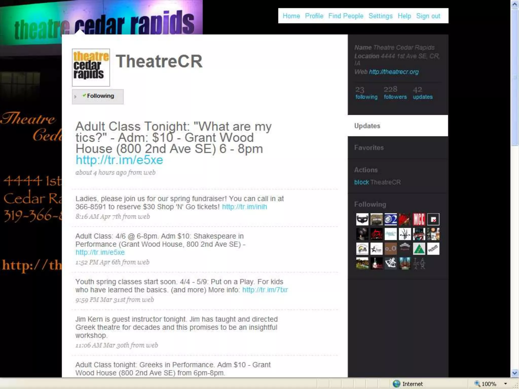 Twitter Presentation for Edge Business Magazine