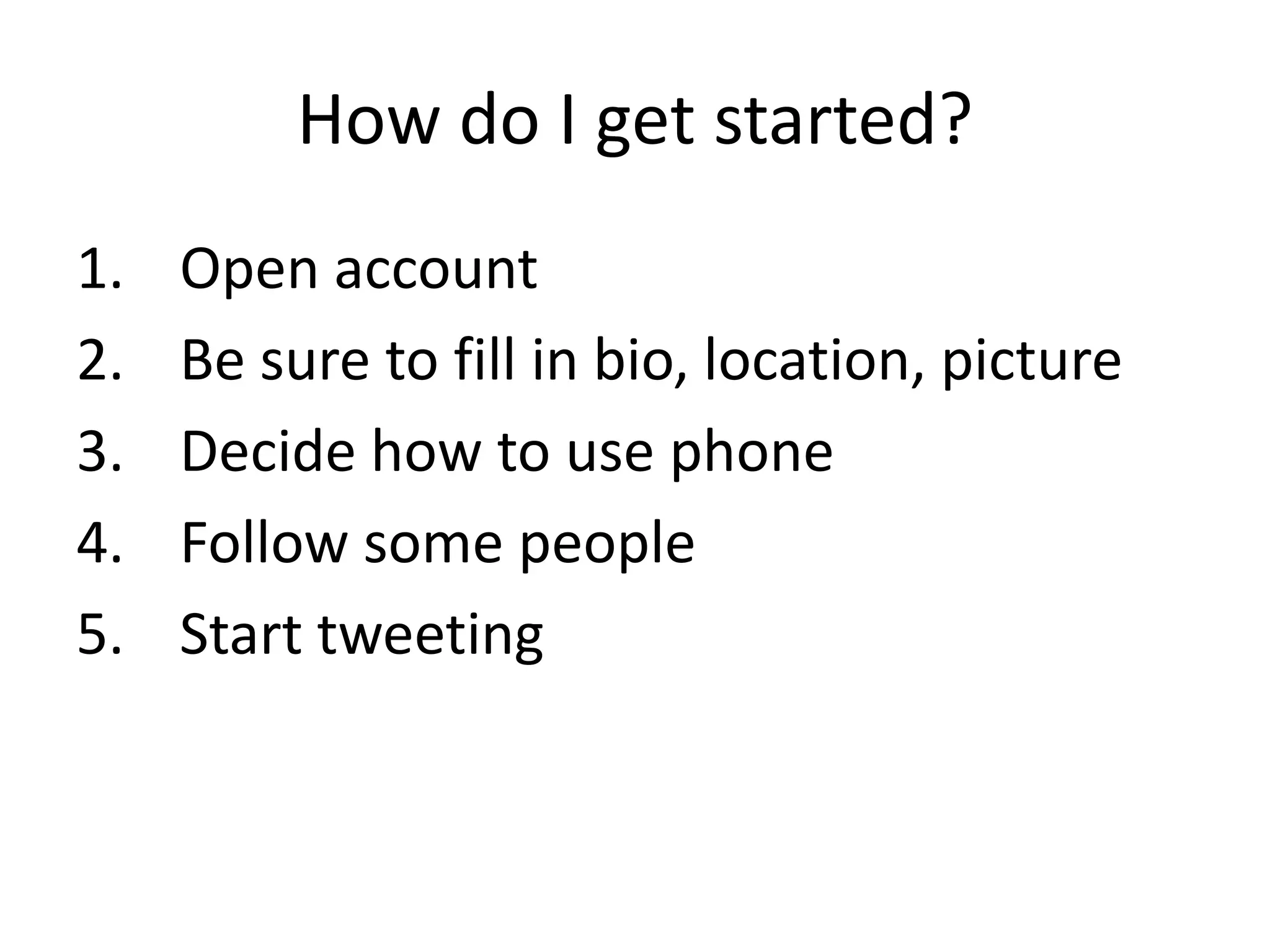 Twitter Presentation for Edge Business Magazine