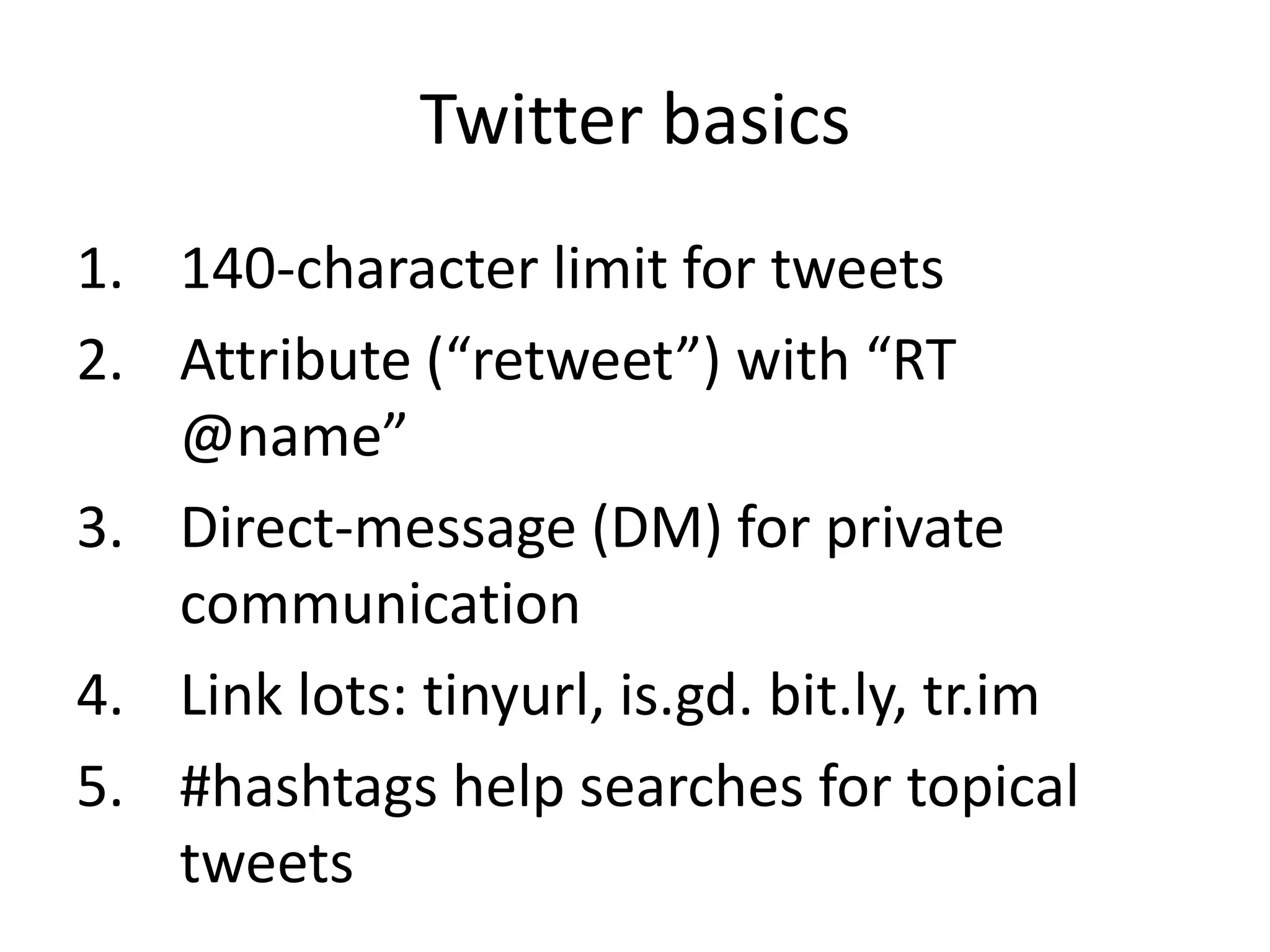 Twitter Presentation for Edge Business Magazine