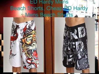 ED Hardy  Mens  Beach Shorts, Cheap ED Hardy  Mens  Beach Shorts 