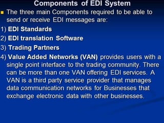 EDI(ELECTRONIC DATA INTERCHANGE)