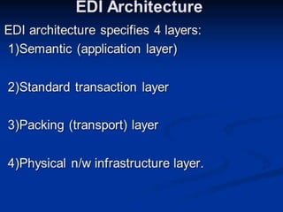 EDI(ELECTRONIC DATA INTERCHANGE)