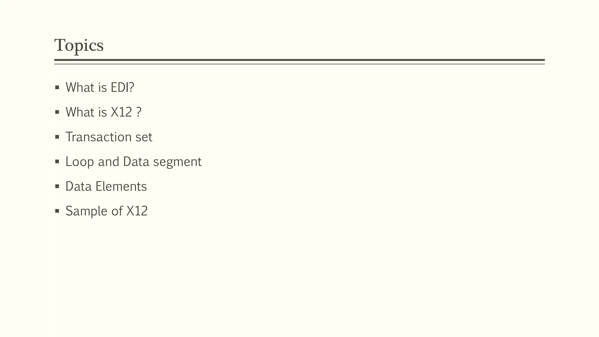 Healthcare HIPAA Edi x12 basics 1 | PPTX