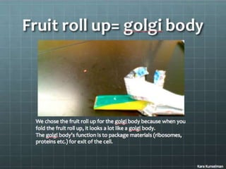 Edible cell project | PPTX