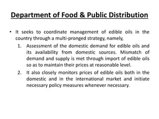 Edible oil industry