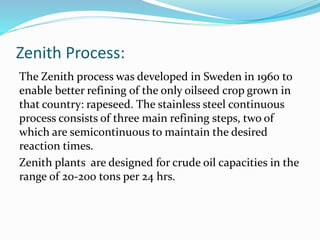 Edible oil refining | PPTX