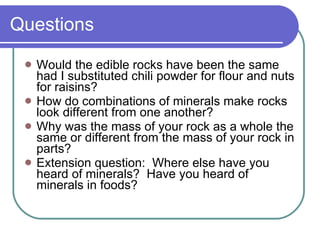 Raisin Rocks Edible Rocks | PPT