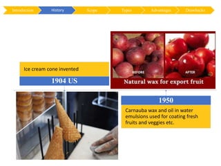 Edible Food Packaging | PPTX