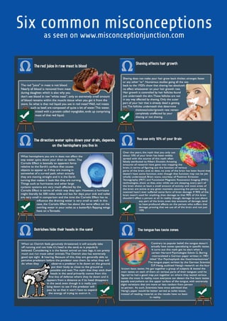 Six common misconceptions
                 as seen on www.misconceptionjunction.com




27   Setembro 2011                                          RESISTANCE
 