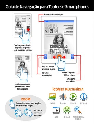 Guia de Navegação para Tablets e Smartphones 
 