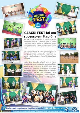 Edição 65 do Jornal avozdobem.com de Itapiúna